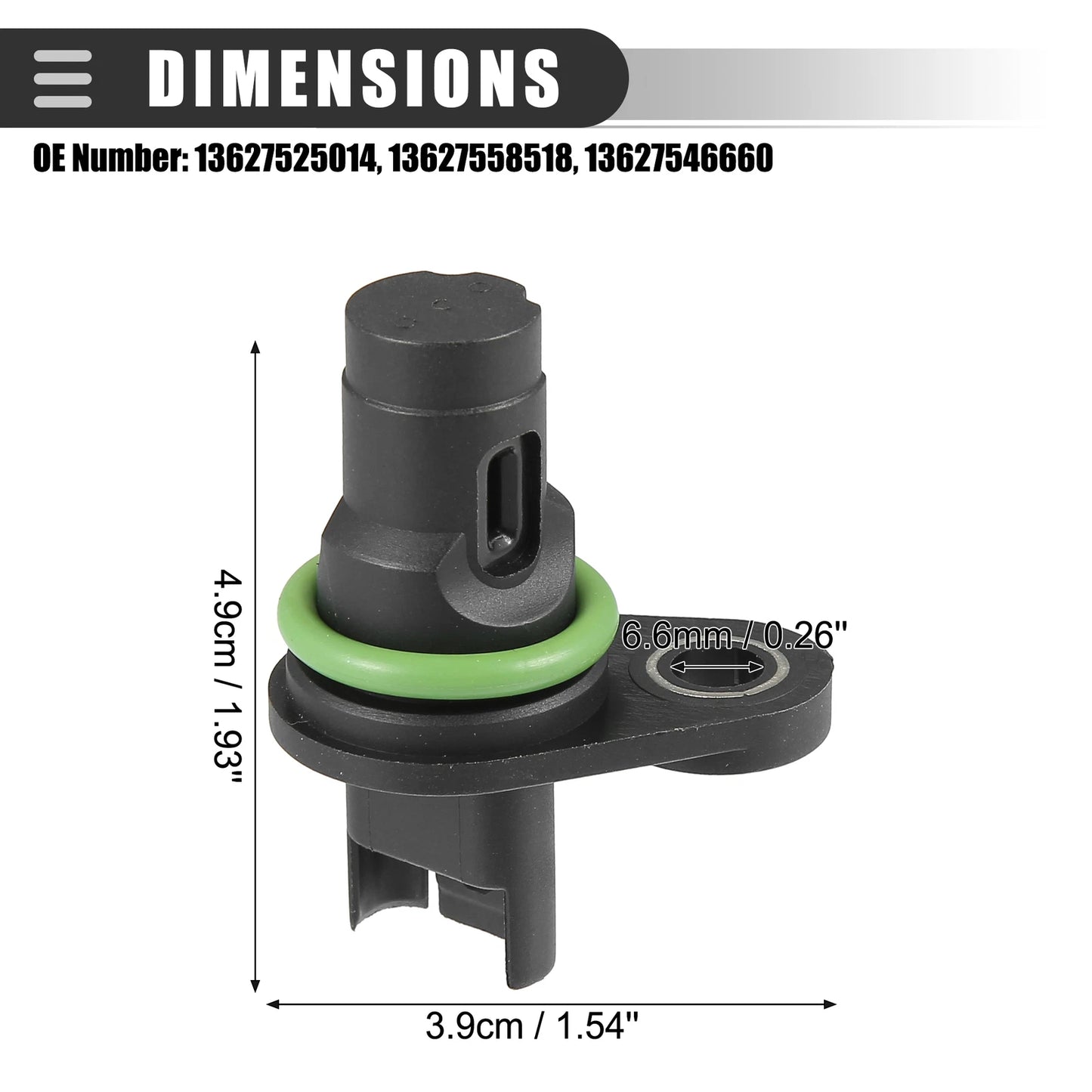 Camshaft Position Sensor for BMW 1 Series M 128i 135i 528i X6 325i (2008–2013) 13627525014