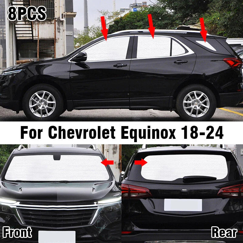 Front Side Rear Window Privacy Sunshade for Chevrolet Equinox (2018–2024)