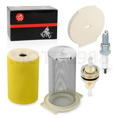Air Filter Guide End Cap Spark Plug Kit for Yamaha Moto 4 (1987–1995)