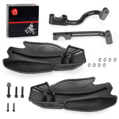 2 Hand Guards & Mount Brackets for Polaris Scrambler Sportsman 850 XP (2015–2023)