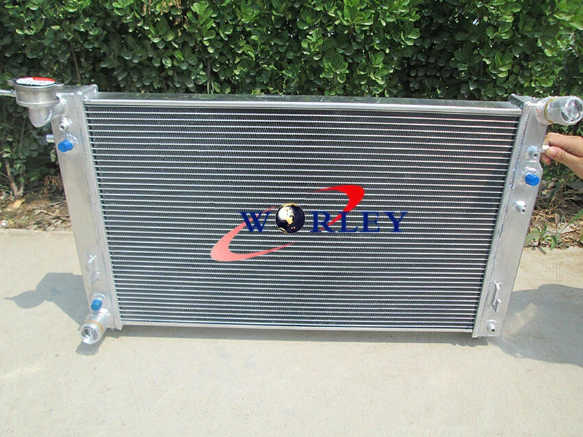Aluminum Radiator & Black Hose for Holden Commodore VT VX 3.8L V6 (97-02)