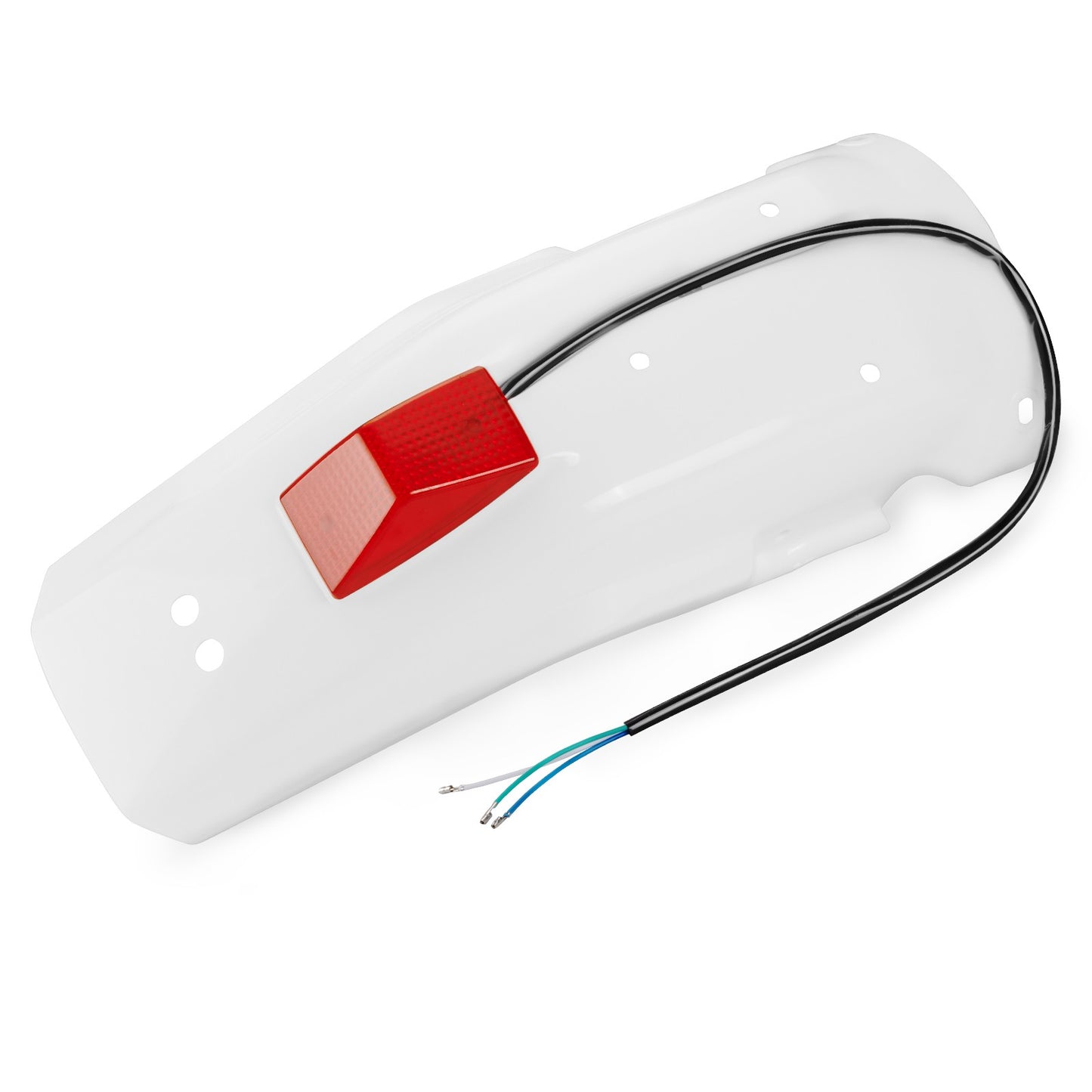White Rear Fender & Taillight for Honda XR250R XR600R XR650L XR350R XR250L (1985–2024)