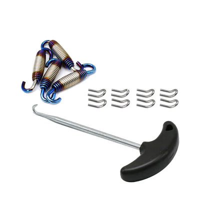 Stainless Exhaust Pipe Muffler Mounting Springs Hooks for Motorcycle