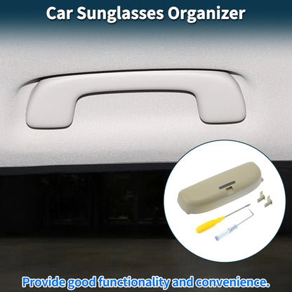 Sunglasses Case for BMW 1 Series F20 Eyeglasses Holder Storage Beige