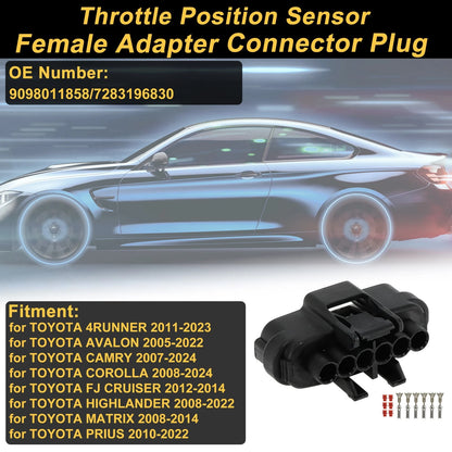 6 Pin Throttle Position Sensor Connector Plug for Toyota 4Runner (1996–2002)