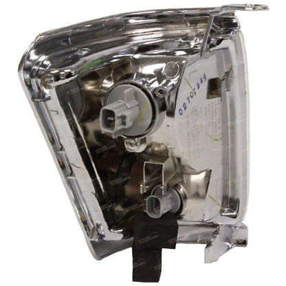Set of 2 Chrome Trim Corner Indicator Lights for Toyota Hilux (1997–2001)