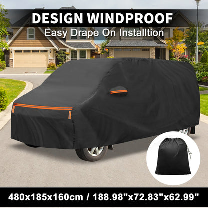 Waterproof Car Cover for Toyota Noah (2014–2023) - Aluminum Film, Zipper