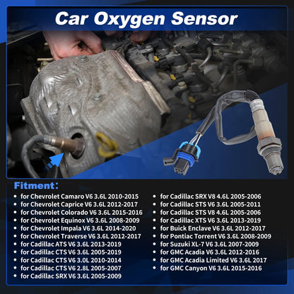 Oxygen Sensor Set of 2 for Cadillac CTS V6 3.6L (2005–2019)
