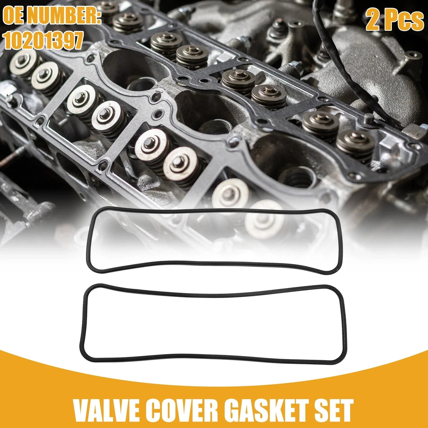 2 x Engine Valve Cover Gaskets for Chevrolet Silverado 1500 (2007-2013)