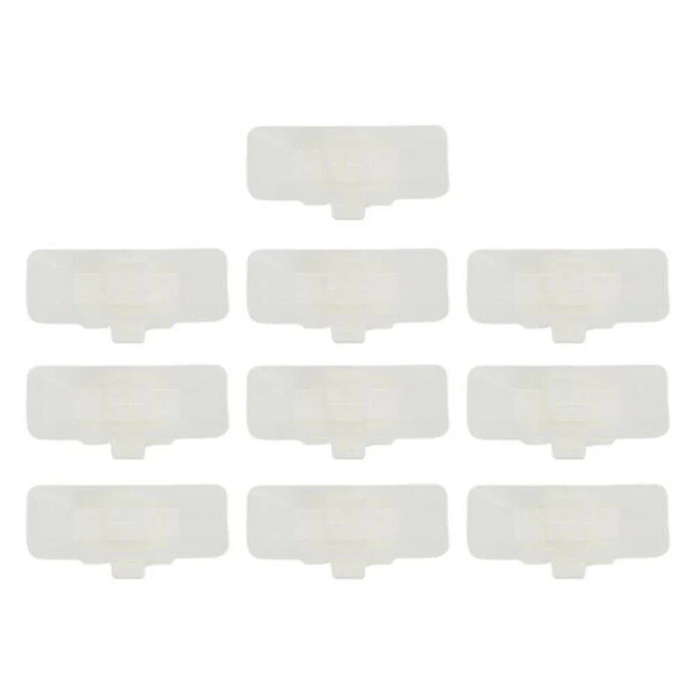 10 x Car Body Side Moulding Clips White for Mercedes Benz W124 W129 (1990-1996)