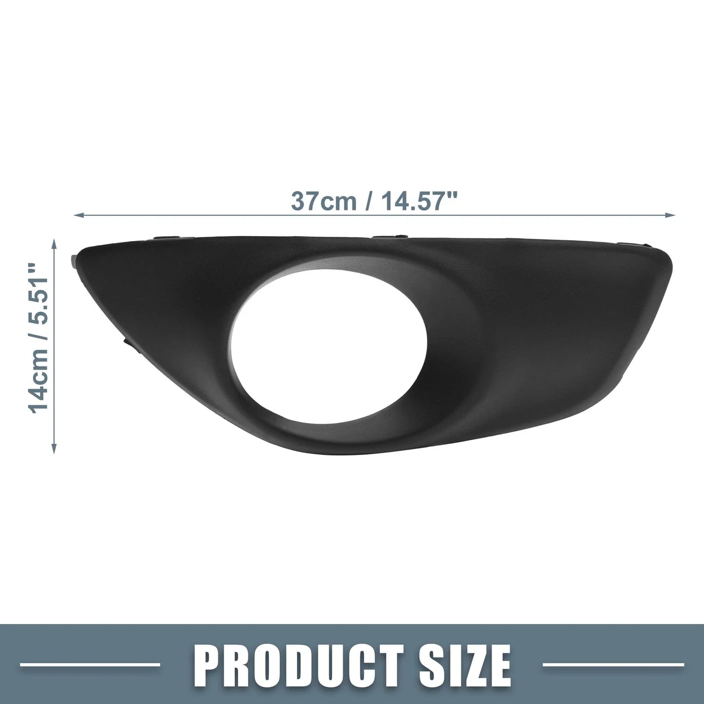 Front Left Right Fog Light Grille Cover for Hyundai Santa Fe (2010-2012) 2 x
