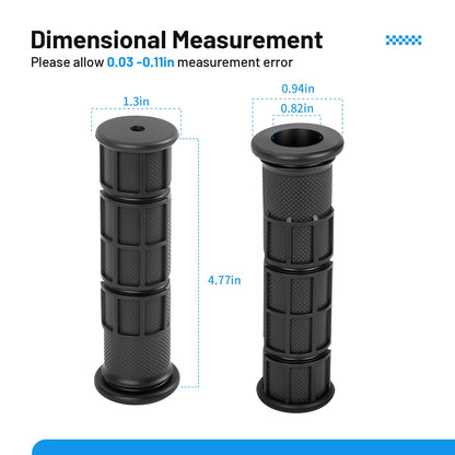Set of 2 Handlebar Grips for Polaris Hawkeye 300 325 400