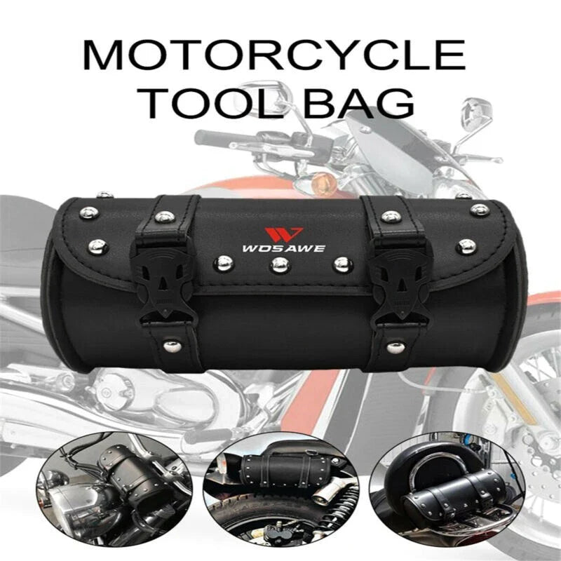 Fork Bag Saddlebag for Motorcycle Handlebar Cruiser Bar