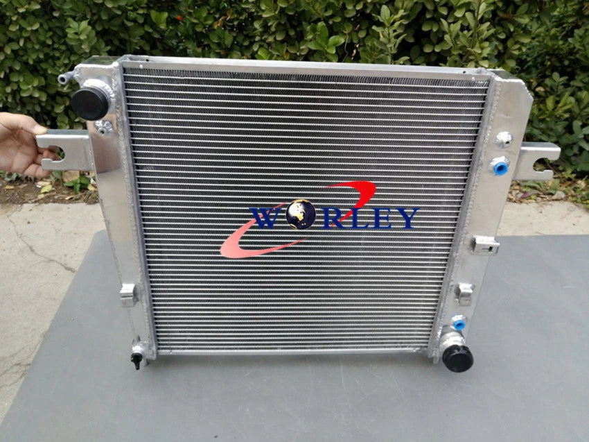 Aluminum Radiator with Fan for Jeep Cherokee Liberty KJ (2001–2008)