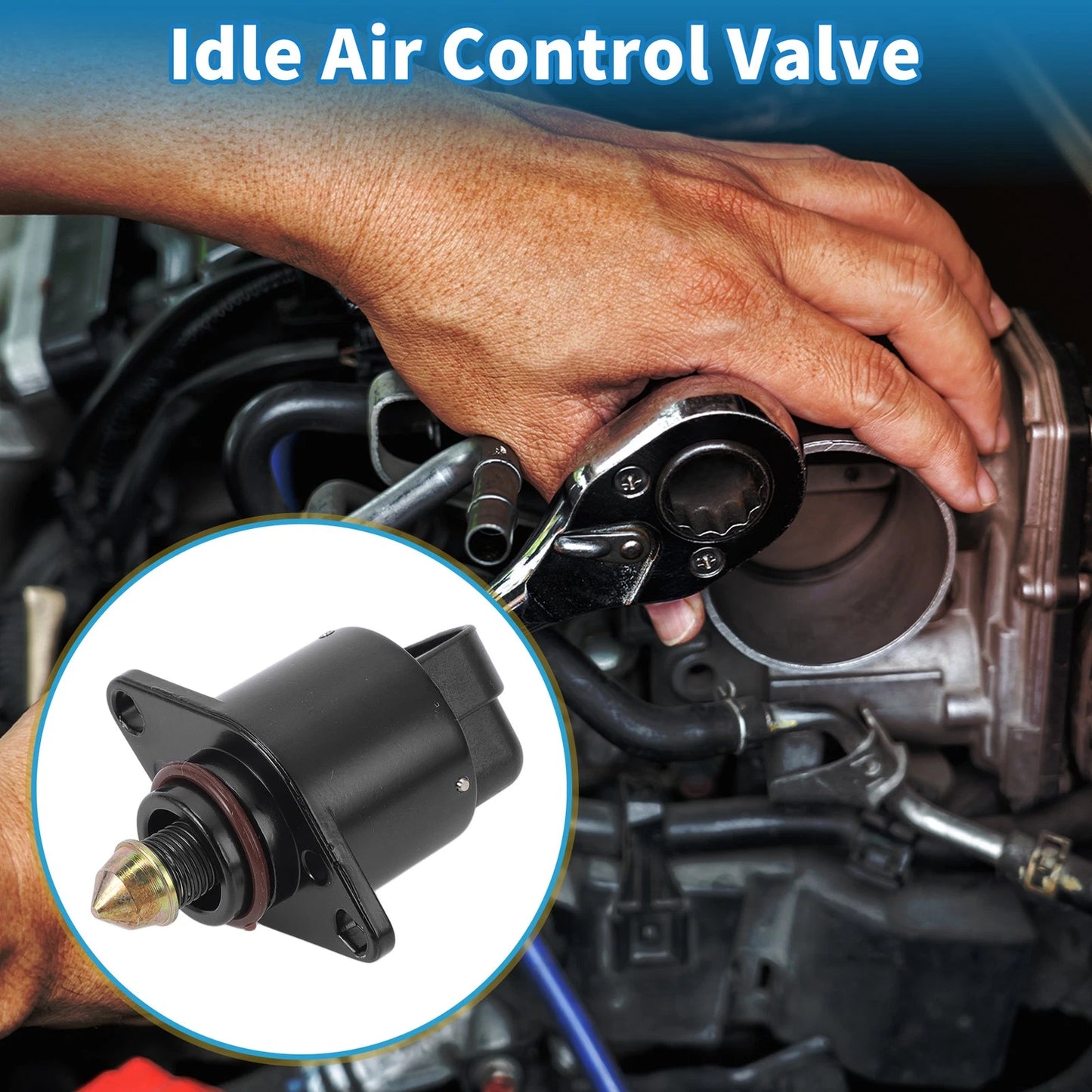 Idle Air Control Valve for Chevrolet Astro 2.5L (1985–1992) No.17111826