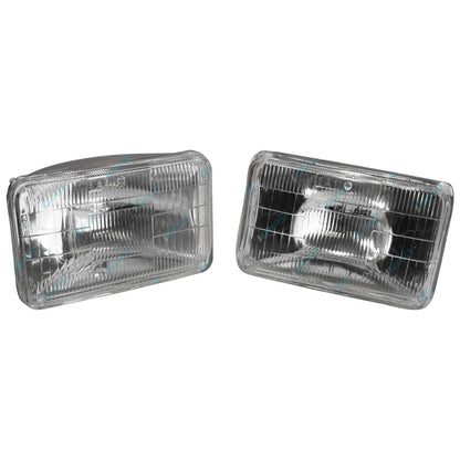 2 x Sealed Beam 100x165mm 50W 12V Incandescent Dual Headlight