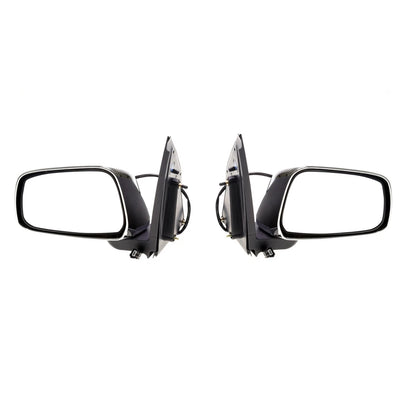 Chrome Electric Door Mirror Pair for Nissan Navara Frontier D40 (2005–2015)