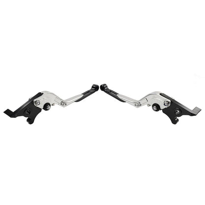Silver CNC Extendable Brake Clutch Levers for BMW R1200/1250GS (2013-2020)