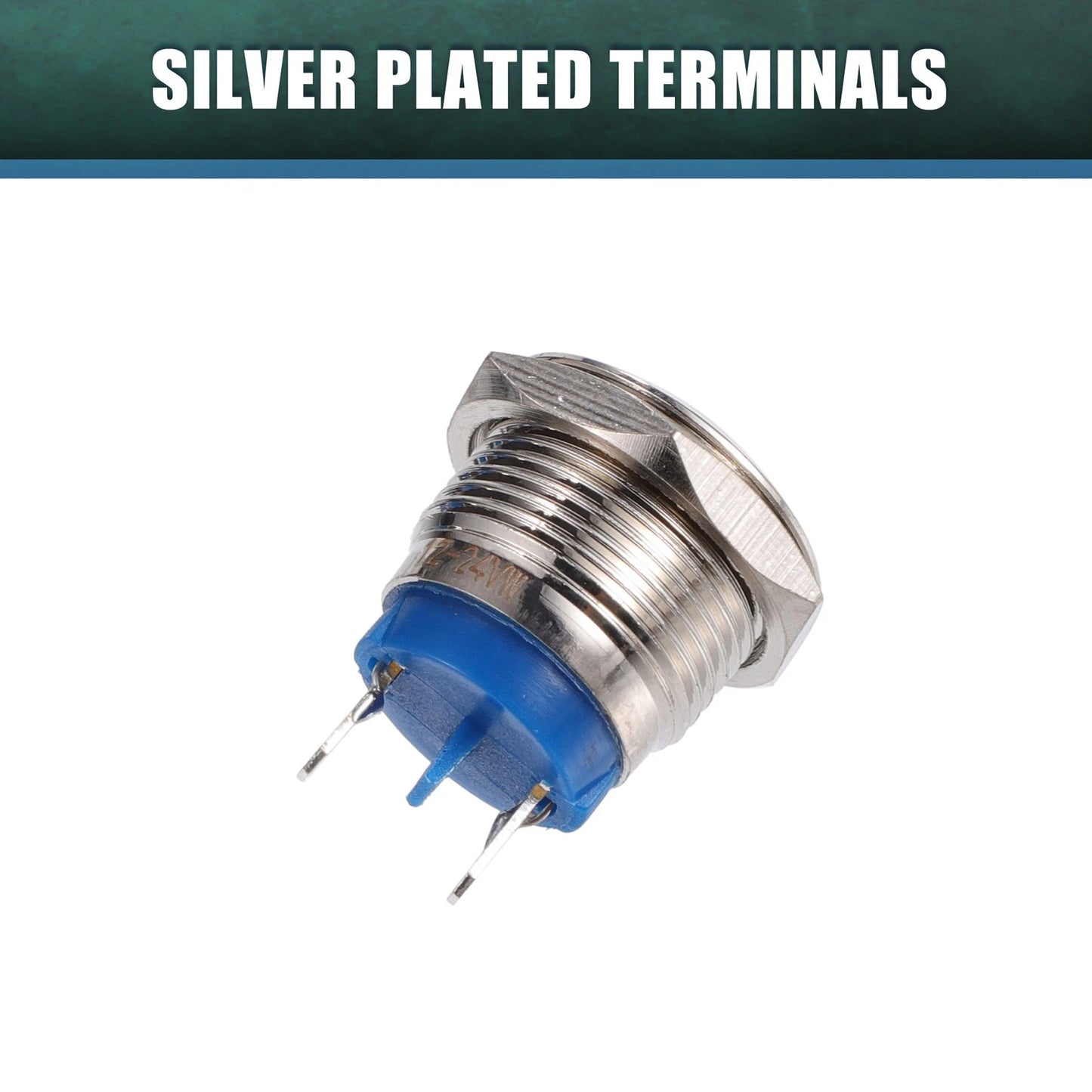 5 Pcs 16mm LED Waterproof Pilot Indicator Light for Various Models