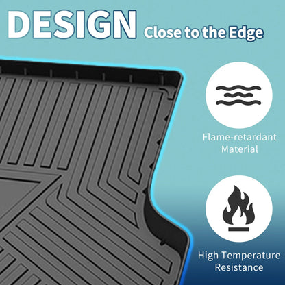 Flat Face Cargo Liner Rear Trunk Mat for Kia Seltos (2020–2021) TPE