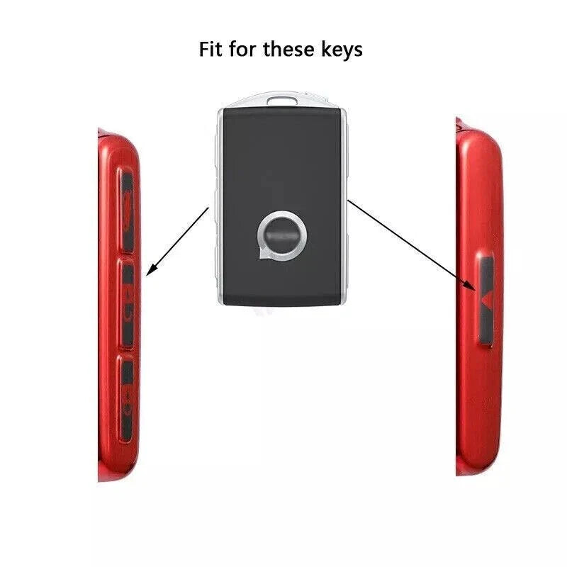 Car Key Case Cover Remote Key Fob Keychain for Volvo XC90 XC60 S90 V90