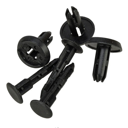 100 x 6mm Bumper Bonnet Trim Clips for Universal Vehicles