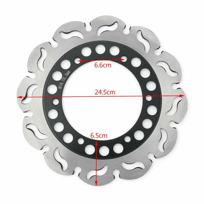 Rear Brake Disc Rotor for Yamaha SRX/XJR400 FZS 600 TRX850 Ducati 696 A