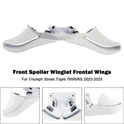 Front Fins for Street Triple 765R/RS (2023–2025) White