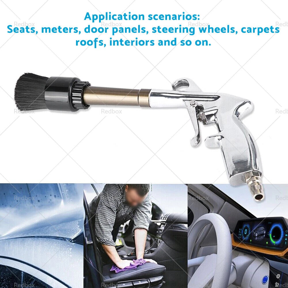 0.8Mpa Air Pulse Tornado Car Cleaning Gun High Pressure Wash Tool