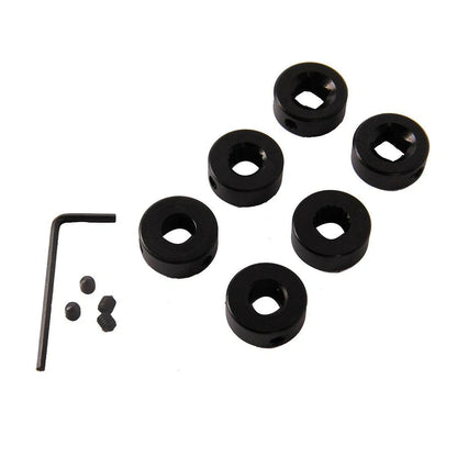 Aluminum Car Window Door Winder Cranks Black for Universal (AU Ship)