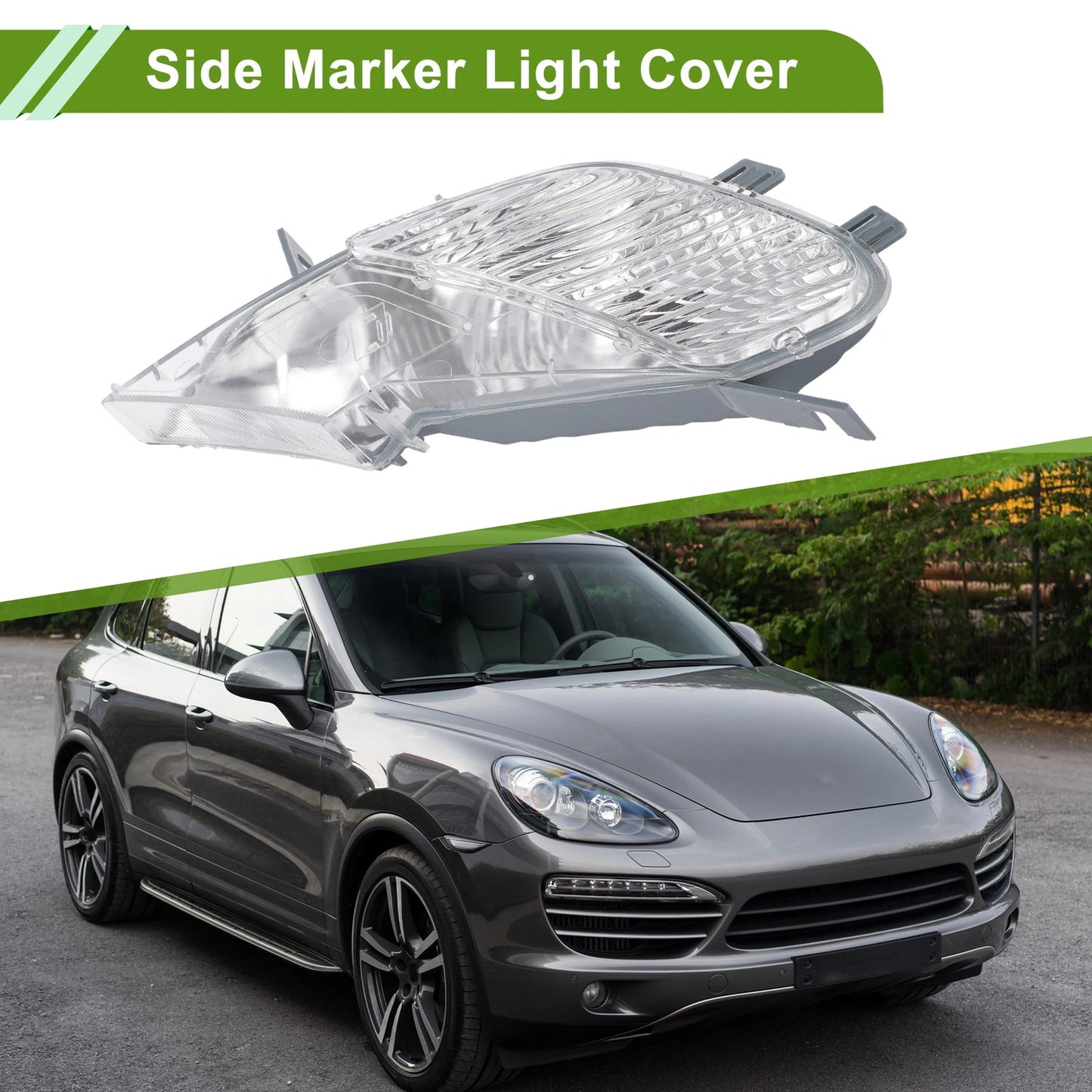 1 Pc Right Side Marker Light Cover for Porsche Cayenne 955 (2003–2010) No. 95563103400