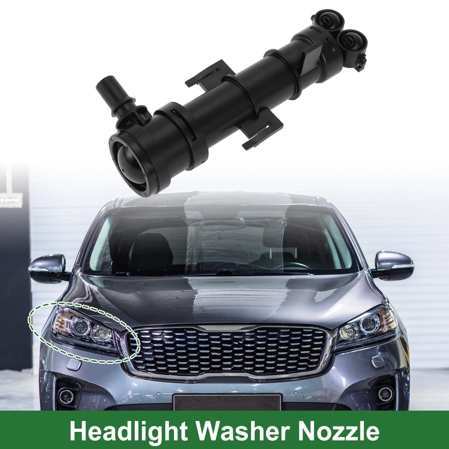 Front Passenger Side Headlight Washer Nozzle for Skoda Octavia III (2013–2020) No.5LD955966