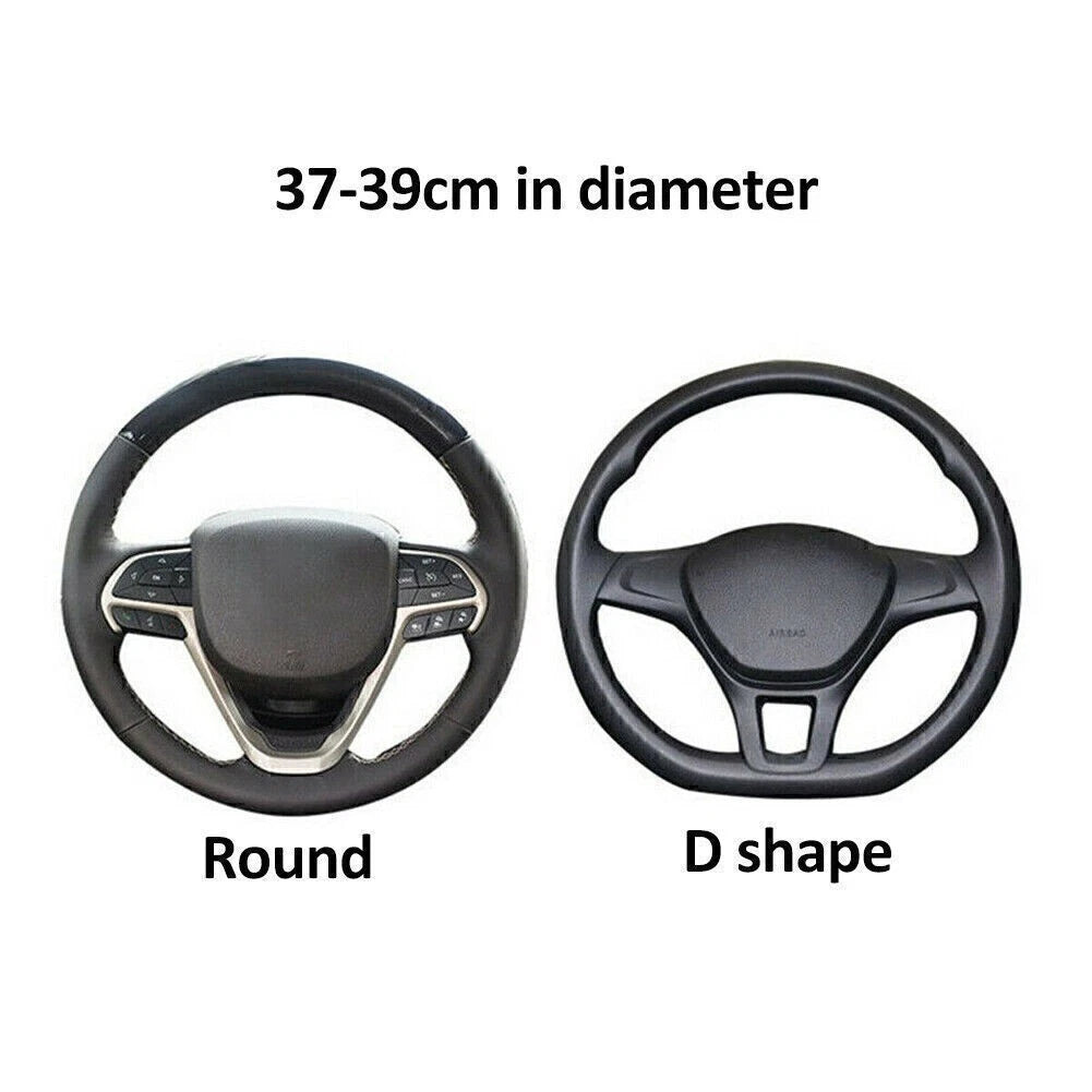 Steering Wheel Cover for Universal Fit Car SUV (38cm/15inch)