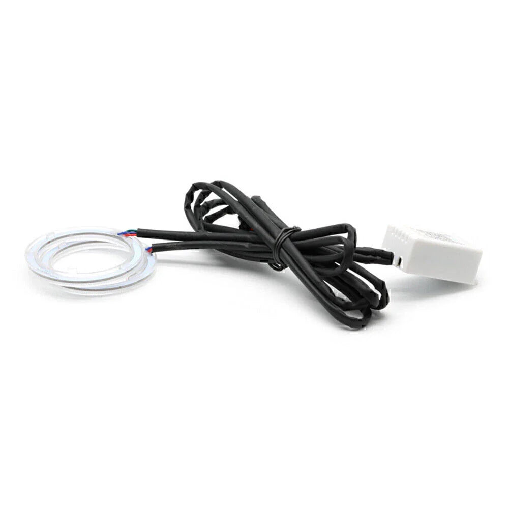 80MM RGB COB LED Halo Rings for Car Headlight Angel Eyes