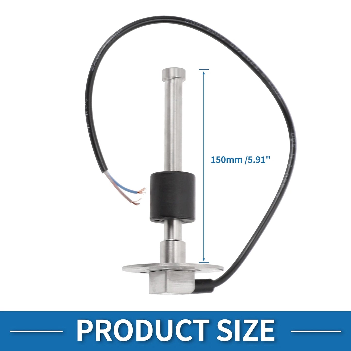 Fuel Sending Unit and Gauge Kit 240-33 Ohm 150mm for Boat Car