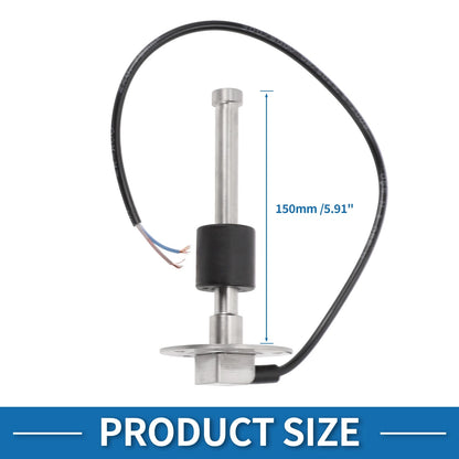 Fuel Sending Unit and Gauge Kit 240-33 Ohm 150mm for Boat Car