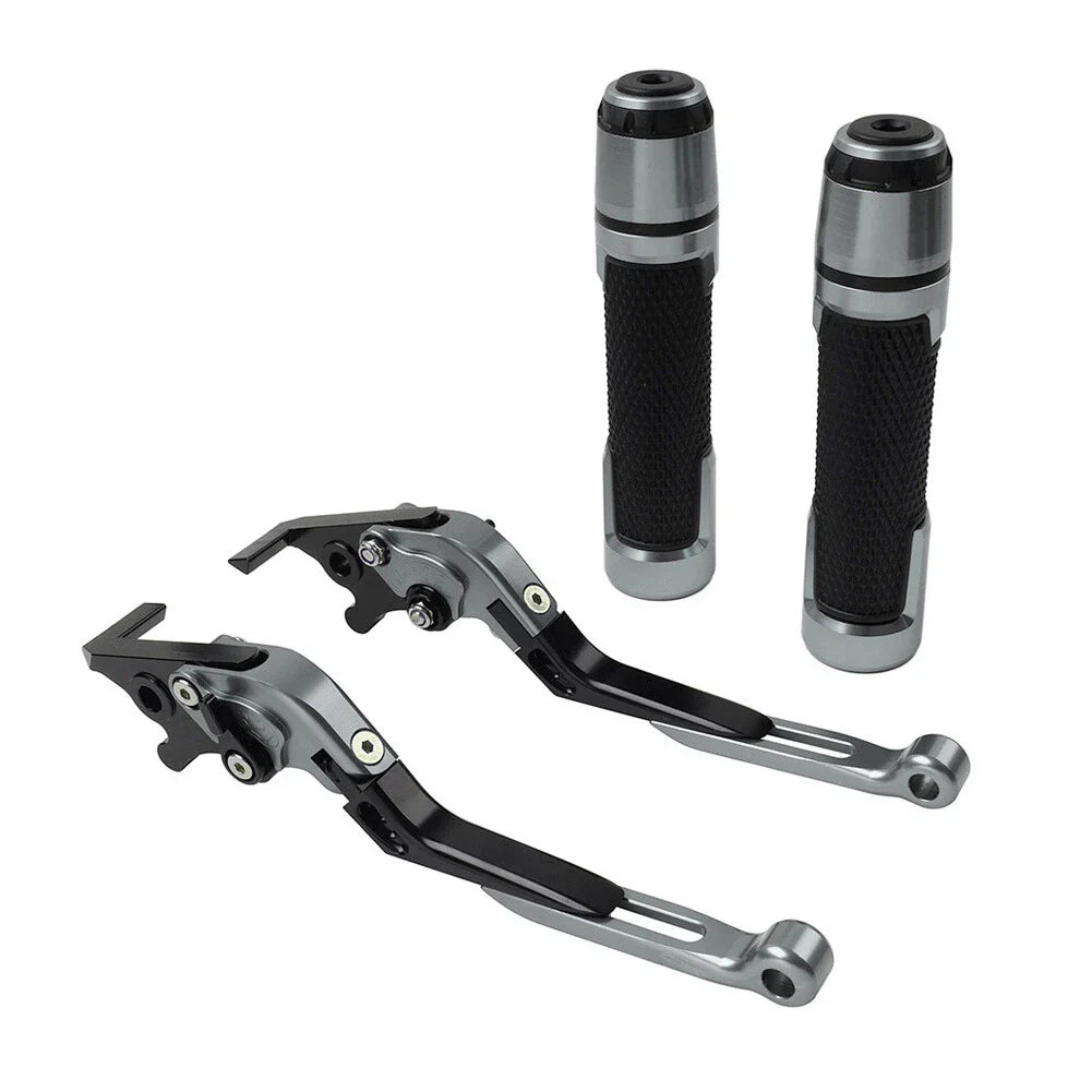 Titan Extendable Brake Clutch Levers Grips Set for BMW F650GS (2002-2007)