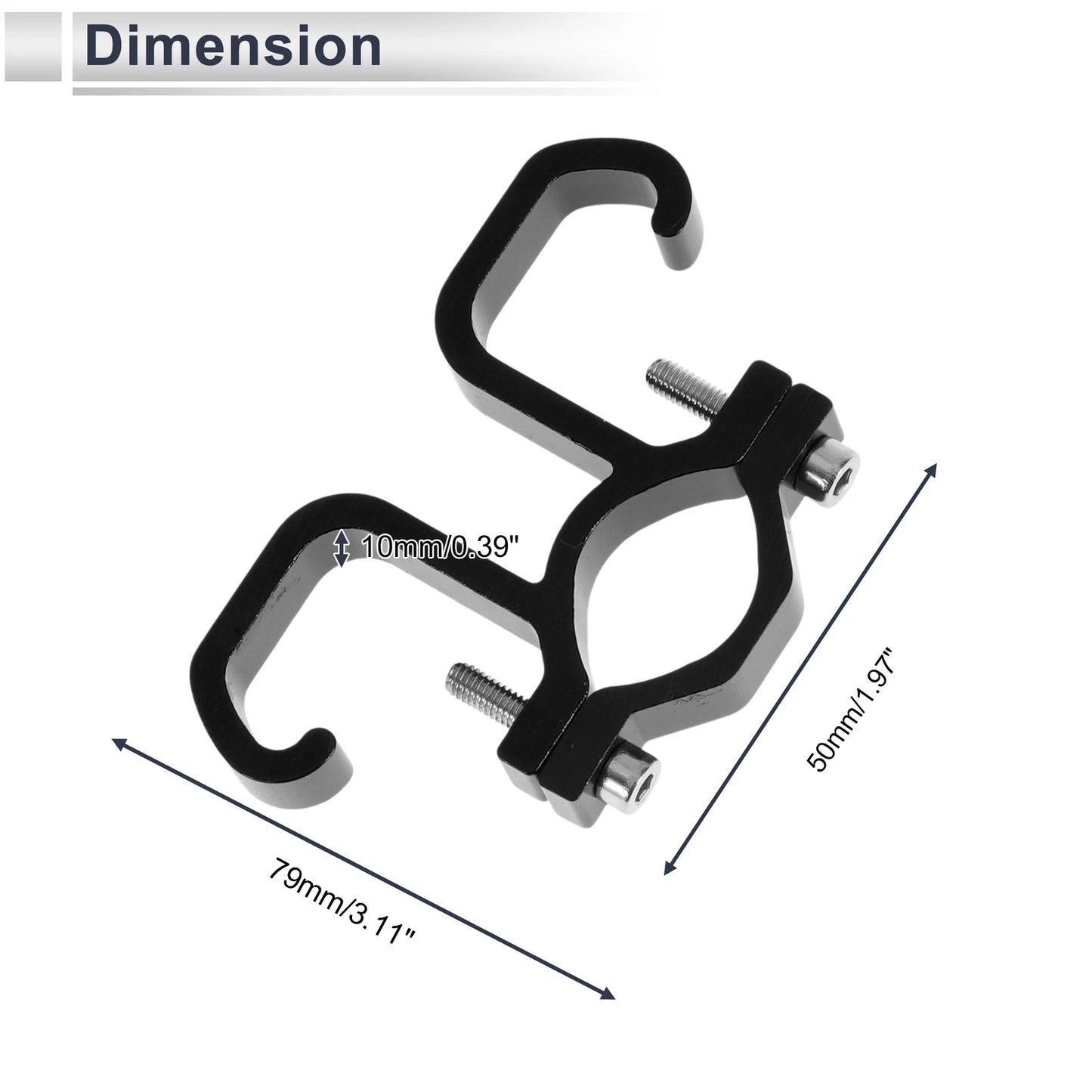 Set of 1 Arc Double Hook for Motorcycle (Hexagon Wrench Gasket)