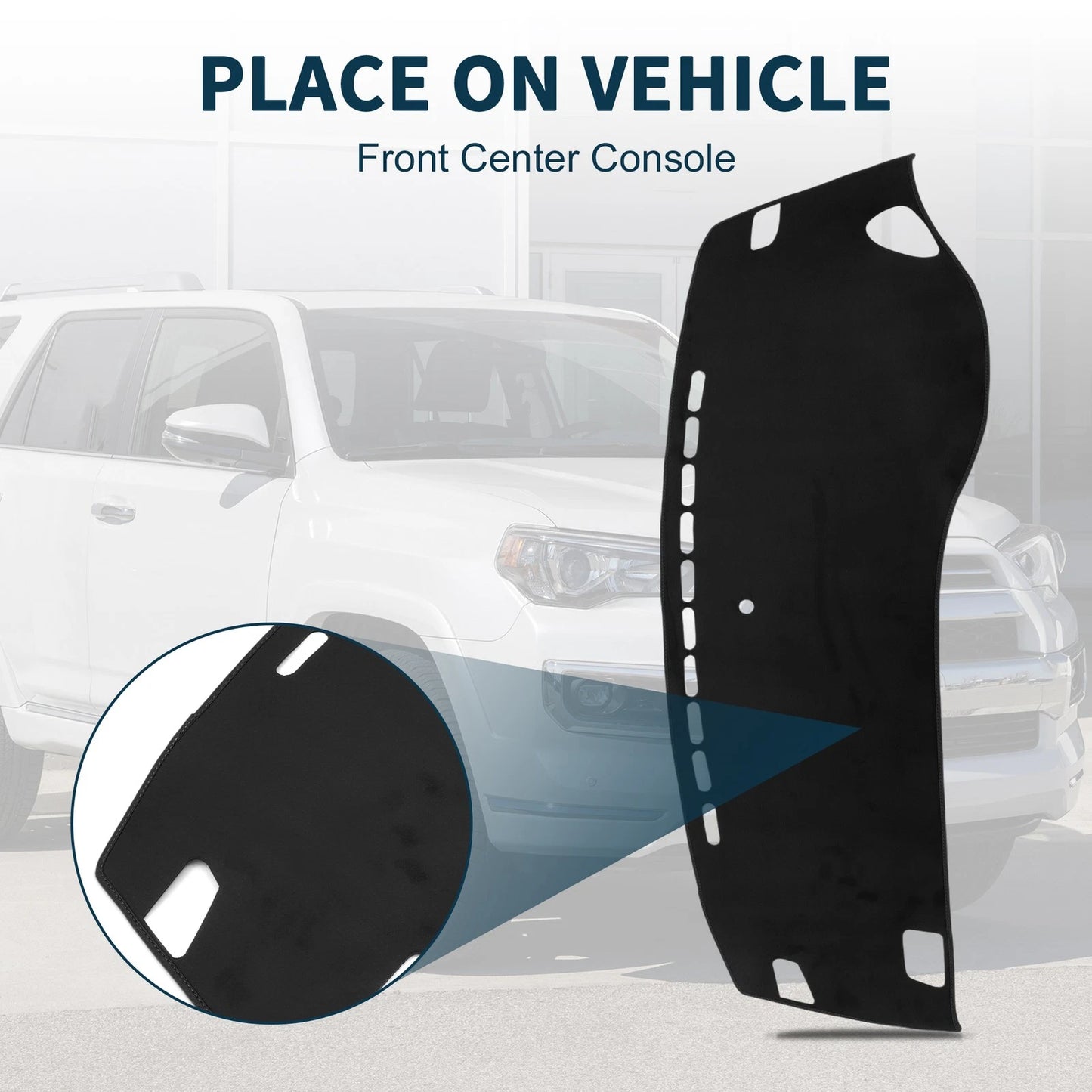 Dashboard Cover Mat for Honda Odyssey RC1 RC2 (2018–2023) Black