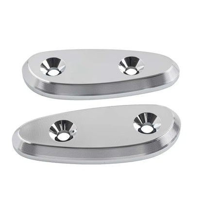 Rearview Mirror Block Off Base Plate Chrome for Suzuki Hayabusa GSX1300R (08-20)