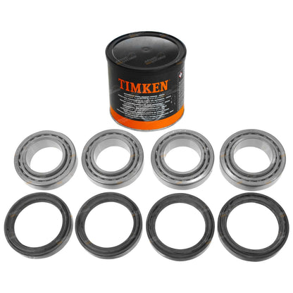 2X Front Wheel Bearing Kits with Grease for Hyundai S Coupe (1990–1996)