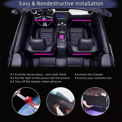 RGB Music Voice Control Floor Atmosphere Light Lamp 12V