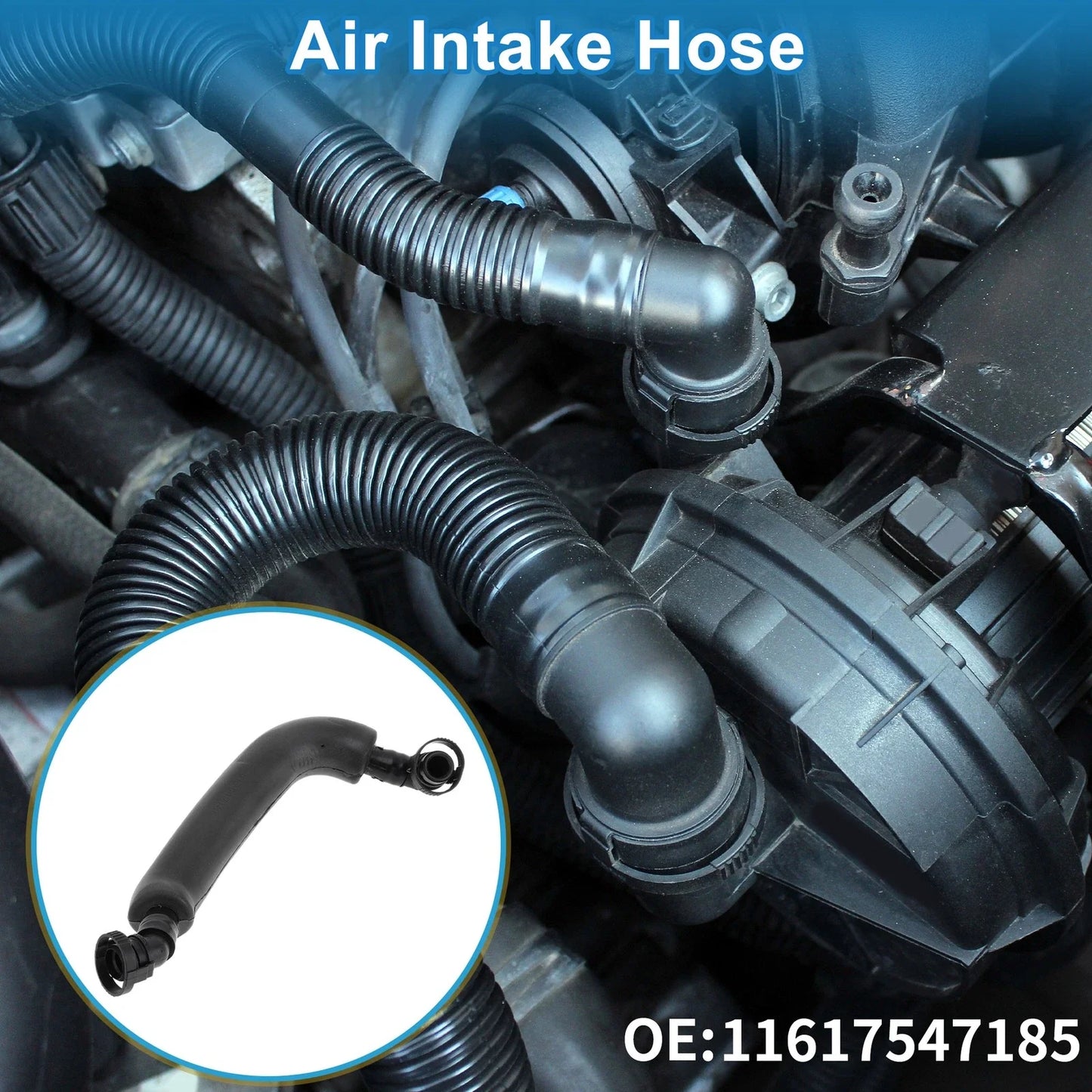 Engine Air Intake Hose for BMW 5 Series 545i E61 (2004-2009)