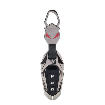 Black 3-Button Key Fob Case Shell Cover for Audi e-tron Sportback (2021-2025)