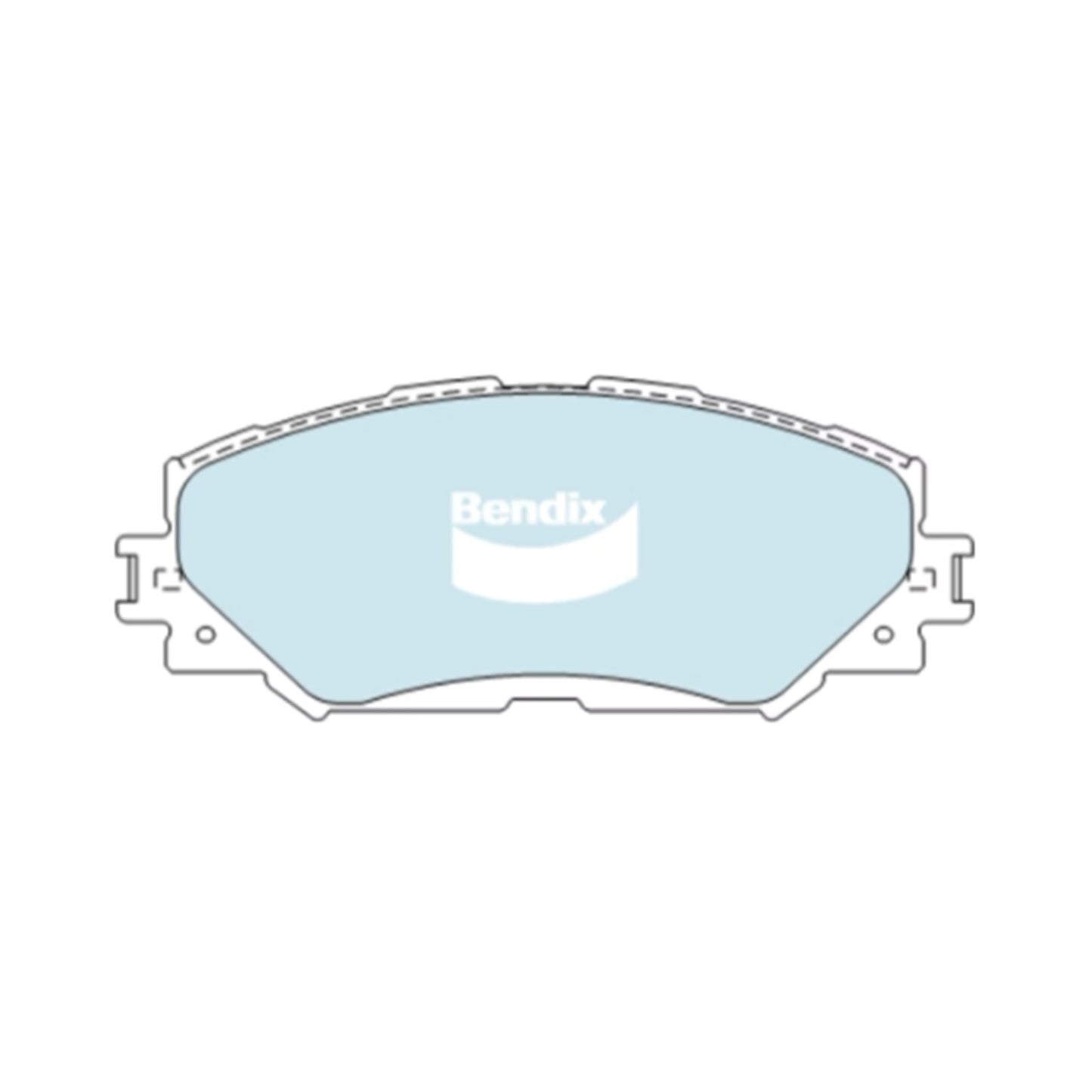 Set of 4 Front Disc Brake Pads for Toyota Rukus (2010–2016)