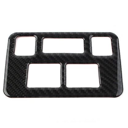 Carbon Fiber Headlight Button Frame Cover Trim for Subaru Forester (2013-2018)