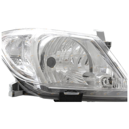 LH+RH Clear HeadLights Pair for Toyota Hilux (2008–2011)