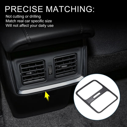Rear Air Conditioner Panel Cover for Honda Vezel RV3/RV4/RV5/RV6 (2014–2021) Black