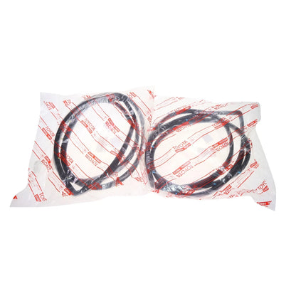 Set of 2 Rear Door Weatherstrip Seals for Toyota Corolla Sedan (1970–1982)