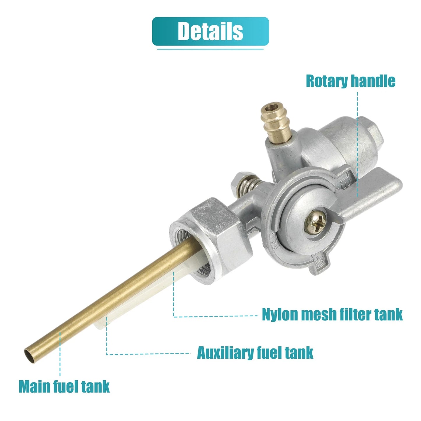 Fuel Valve Petcock for Yamaha RX50 RD60 YZ80 DT80 (1970–1980)